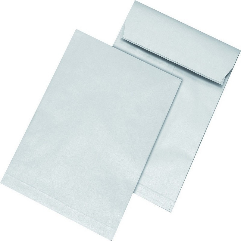 Faltentaschen DIN B4 250 x 353 mm weiß 40 mm Falte