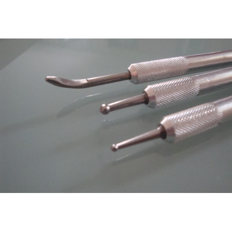 X-Acto 3-er Set Juwellier- Goldschmied- Bildhauer Werkzeug Abreibekugel Orig.USA