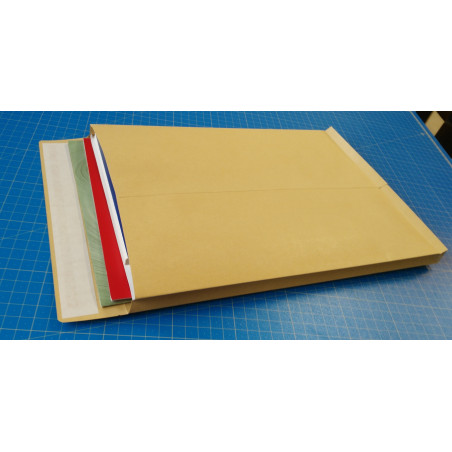 Faltentaschen Versandtaschen Umschlag C4 229x324x20 mm braun 120 g/m²