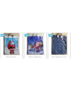 Tragetaschen Plastiktüten Weihnachten Einkaufstüten